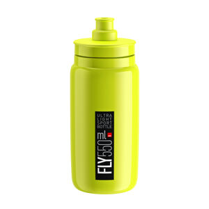 ELITE Cyklistická láhev na vodu - FLY 550 ml - černá/žlutá