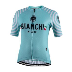 Bianchi Milano Cyklistický dres s krátkým rukávem - ALTANA LADY - světle modrá