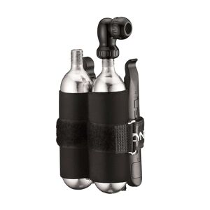 LEZYNE CO2 pumpa/pumpička - TWIN KIT CO2 - stříbrná/černá