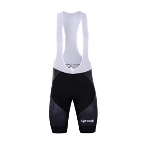 BONAVELO Cyklistické kalhoty krátké s laclem - CCC 2020 - černá XL