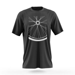 NU. by Holokolo Cyklistické triko s krátkým rukávem - RIDE THIS WAY - černá/vícebarevná 2XL
