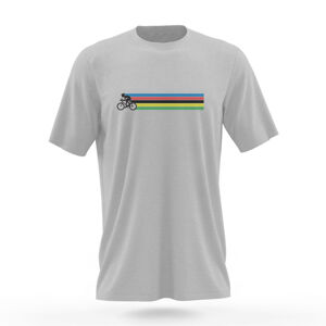 NU. by Holokolo Cyklistické triko s krátkým rukávem - A GAME - šedá/vícebarevná XL