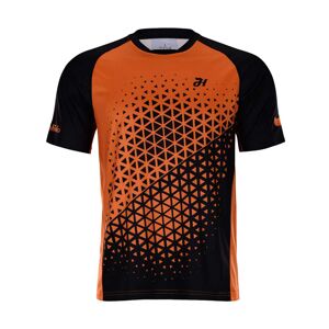 HOLOKOLO Cyklistický dres s krátkým rukávem - DUSK MTB - oranžová XL