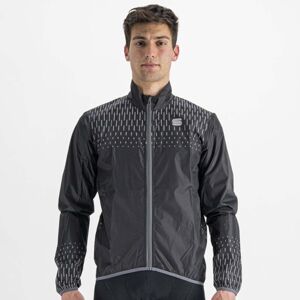 SPORTFUL Cyklistická větruodolná bunda - REFLEX - černá 3XL