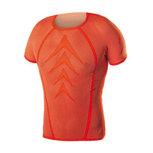 Biotex Cyklistické triko s krátkým rukávem - POWERFLEX - oranžová
