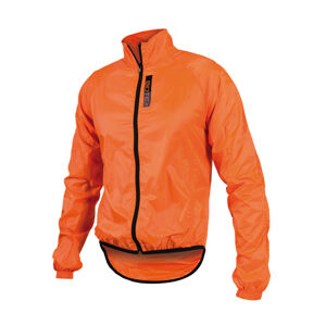 BIOTEX Cyklistická větruodolná bunda - X-LIGHT - oranžová 3XL