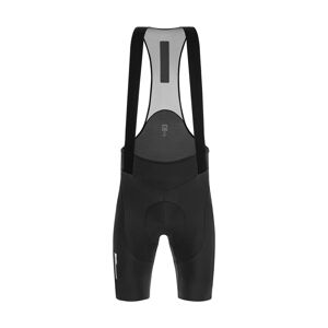 Santini Cyklistické kalhoty krátké s laclem - TONO DINAMO - černá 3XL