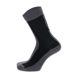SANTINI Cyklistické ponožky klasické - CUBO - černá 40-43
