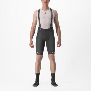 CASTELLI Cyklistické kalhoty krátké s laclem - FREE AERO RC CLASSIC - černá/bílá M
