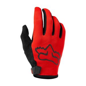 FOX Cyklistické rukavice dlouhoprsté - RANGER - červená XL
