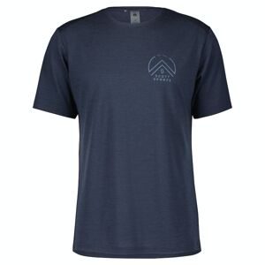 Pánské tričko s krátkým rukávem Scott Defined Merino Tech SS Modrá S