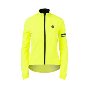 Agu Cyklistická zateplená bunda - ESSENTIAL RAIN LADY - žlutá XS