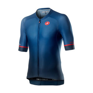 CASTELLI Cyklistický dres s krátkým rukávem - AERO RACE 6.0 - modrá M