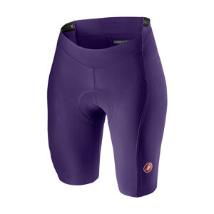 CASTELLI Cyklistické kalhoty krátké bez laclu - VELOCISSIMA 2 LADY - fialová XS