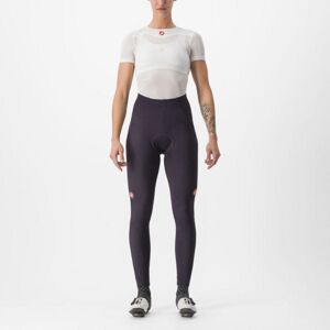 CASTELLI Cyklistické kalhoty dlouhé bez laclu - SORPASSO RoS W - fialová M