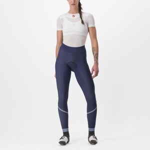 CASTELLI Cyklistické kalhoty dlouhé bez laclu - VELOCISSIMA THERMAL - modrá XL
