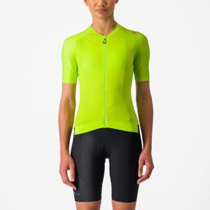CASTELLI Cyklistický dres s krátkým rukávem - ESPRESSO W - žlutá L
