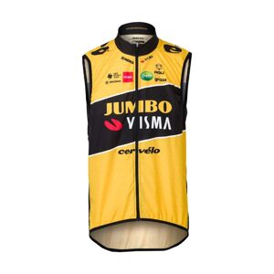 AGU Cyklistická vesta - JUMBO-VISMA 2022 - černá/žlutá M