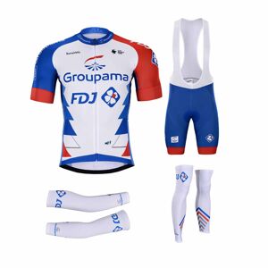 Bonavelo Cyklistický mega set - GROUPAMA FDJ 2022 - bílá/modrá/červená