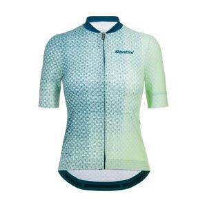 SANTINI Cyklistický dres s krátkým rukávem - PAWS FORMA - světle zelená