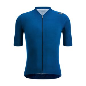 SANTINI Cyklistický dres s krátkým rukávem - REDUX SPEED - modrá S