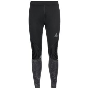 Pánské zimní běžecké kalhoty Odlo ZEROWEIGHT WARM REFLECTIVE Černá XL