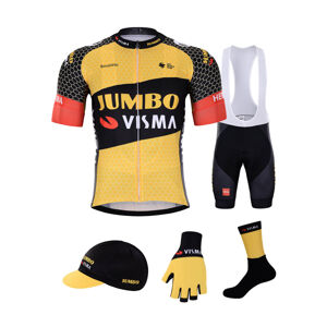 BONAVELO Cyklistický mega set - JUMBO-VISMA 2022 - žlutá/černá