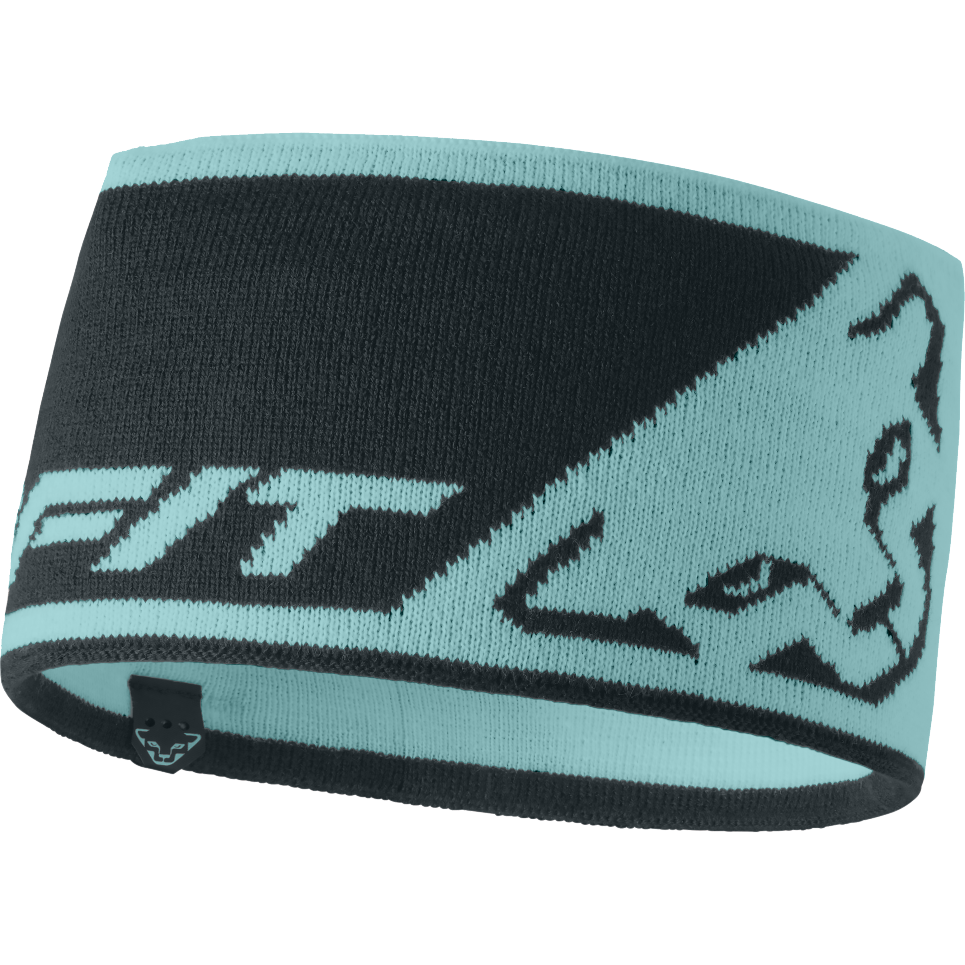 Dynafit Logo Headband UNI58 tyrkysová