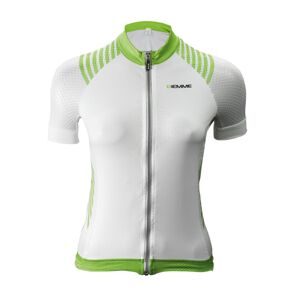 Biemme Cyklistický dres s krátkým rukávem - SHARP LADY - bílá/zelená