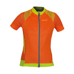 Biemme Cyklistický dres s krátkým rukávem - SHARP LADY - žlutá/oranžová M