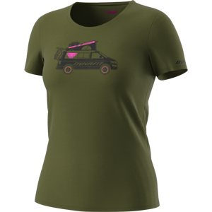 Dynafit Graphic Cotton T-shirt Women 38 zelená