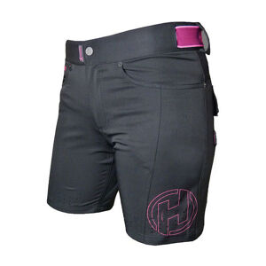 HAVEN Cyklistické kalhoty krátké bez laclu - AMAZON LADY - růžová/černá XL