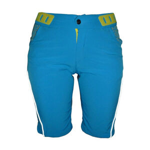 HAVEN Cyklistické kalhoty krátké bez laclu - SINGLETRAIL LADY - modrá XL