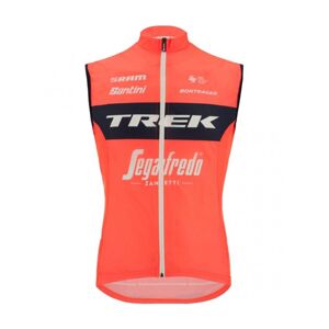 SANTINI Cyklistická vesta - TREK SEGAFREDO 2022 - červená/bílá/růžová XL