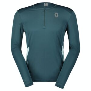 Pánské běžecké tričko s dlouhým rukávem Scott Endurance Tech Zelená L