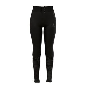 Dámské zimní běžecké kalhoty Odlo ZEROWEIGHT WARM REFLECTIVE Černá S